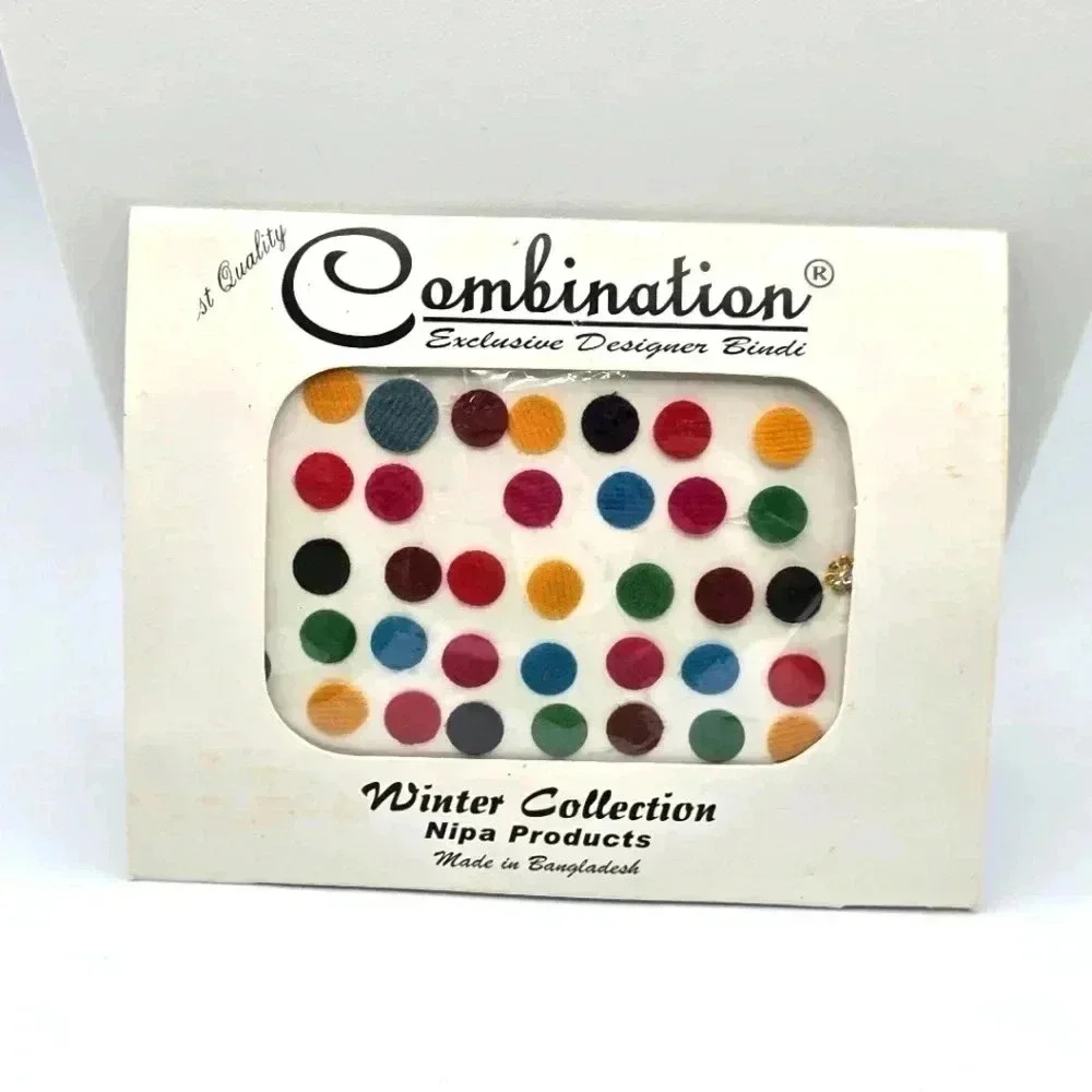 Combination Rhinestone Stick on Forehead Indian Binidi Fashion Accessories NWT